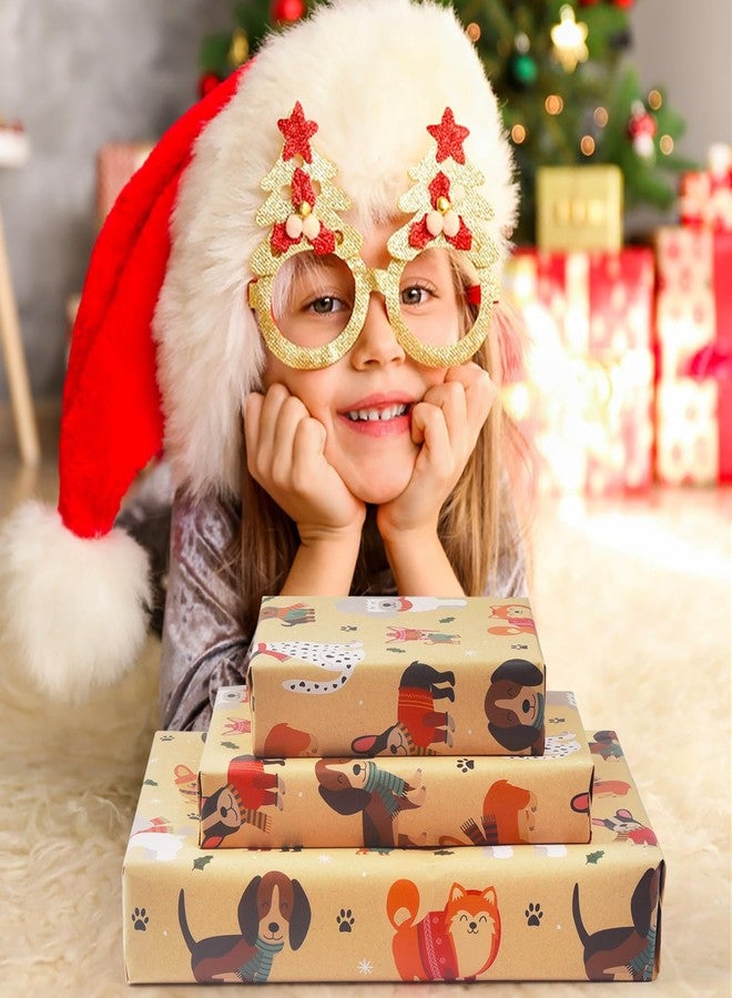 AircooL Dog Wrapping Paper, Puppy Paw Birthday Gift Wrap Paper, 6 Folded Sheets 30 x 20 Inch Dog Gift Paper for Kids Boys Girls Family Friends Kids Christmas Holidays - Image 4